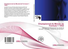 Capa do livro de Championnat du Monde de Formule 1 1952 