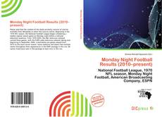 Monday Night Football Results (2010–present)的封面