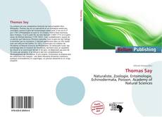 Portada del libro de Thomas Say