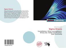 Portada del libro de Sigma Orionis