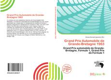 Grand Prix Automobile de Grande-Bretagne 1963的封面