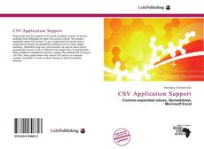 Capa do livro de CSV Application Support 