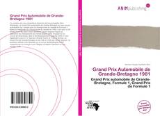 Couverture de Grand Prix Automobile de Grande-Bretagne 1981