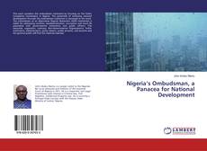 Buchcover von Nigeria’s Ombudsman, a Panacea for National Development