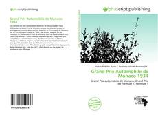 Couverture de Grand Prix Automobile de Monaco 1934