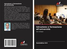 Borítókép a  Istruzione e formazione all'università - hoz