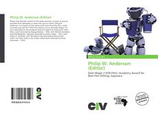 Philip W. Anderson (Editor) kitap kapağı