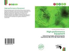Copertina di High-performance Equipment