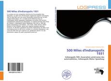 Portada del libro de 500 Miles d'Indianapolis 1931