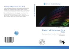 Bookcover of History of Rochester, New York