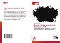 Обложка Grand Prix Automobile de Belgique 1952