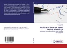 Couverture de Analysis of Shari’ah Based Equity Screenings