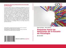 Prejuicios Hacia las Menciones de la Escuela de Psicología的封面