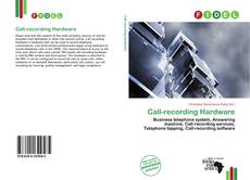 Portada del libro de Call-recording Hardware