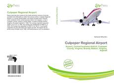 Buchcover von Culpeper Regional Airport