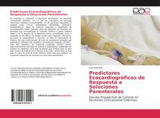 Portada del libro de Predictores Ecocardiográficos de Respuesta a Soluciones Parenterales