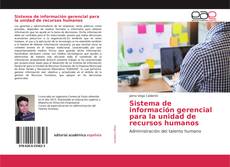 Sistema de información gerencial para la unidad de recursos humanos的封面