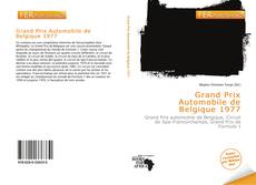 Bookcover of Grand Prix Automobile de Belgique 1977