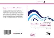 Capa do livro de Grand Prix Automobile de Belgique 1996 