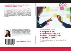 Campaña de Comunicación de crisis: "Rumiñahui Seguro", 2017的封面