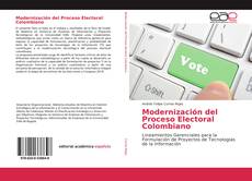Capa do livro de Modernización del Proceso Electoral Colombiano 