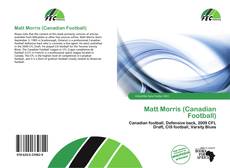 Portada del libro de Matt Morris (Canadian Football)