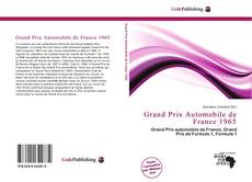 Capa do livro de Grand Prix Automobile de France 1965 