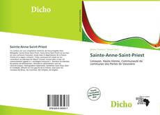 Portada del libro de Sainte-Anne-Saint-Priest