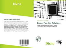 Oman–Pakistan Relations kitap kapağı