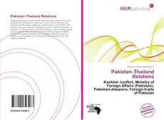 Capa do livro de Pakistan–Thailand Relations 