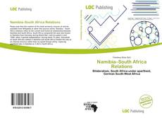 Namibia–South Africa Relations的封面