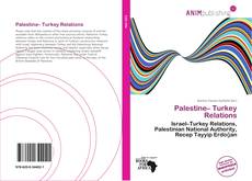 Capa do livro de Palestine– Turkey Relations 