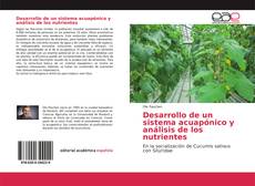 Desarrollo de un sistema acuapónico y análisis de los nutrientes kitap kapağı