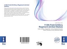 Copertina di 113th Field Artillery Regiment (United States)