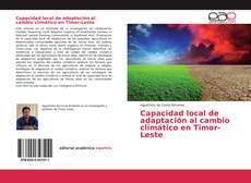 Buchcover von Capacidad local de adaptación al cambio climático en Timor-Leste
