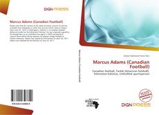 Bookcover of Marcus Adams (Canadian Football)