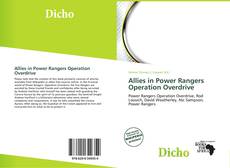 Portada del libro de Allies in Power Rangers Operation Overdrive