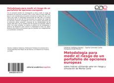 Copertina di Metodología para medir el riesgo de un portafolio de opciones europeas