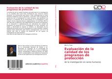 Copertina di Evaluación de la calidad de los programas de protección