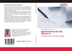 Copertina di Administración de Obras II