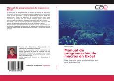 Copertina di Manual de programación de macros en Excel