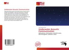 Обложка Underwater Acoustic Communication