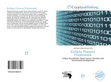 Bookcover of Eclipse Process Framework