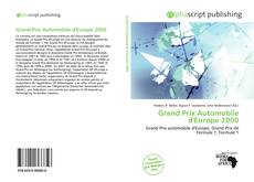 Bookcover of Grand Prix Automobile d'Europe 2000