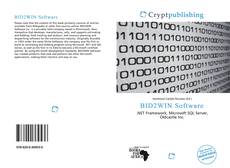 Bookcover of BID2WIN Software