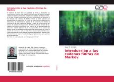 Обложка Introducción a las cadenas finitas de Markov