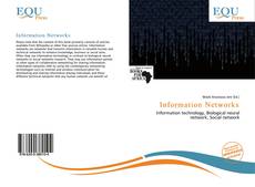 Bookcover of Information Networks