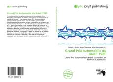 Обложка Grand Prix Automobile du Brésil 1980