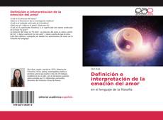 Buchcover von Definición e interpretación de la emoción del amor