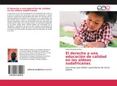 Copertina di El derecho a una educación de calidad en las aldeas sudafricanas